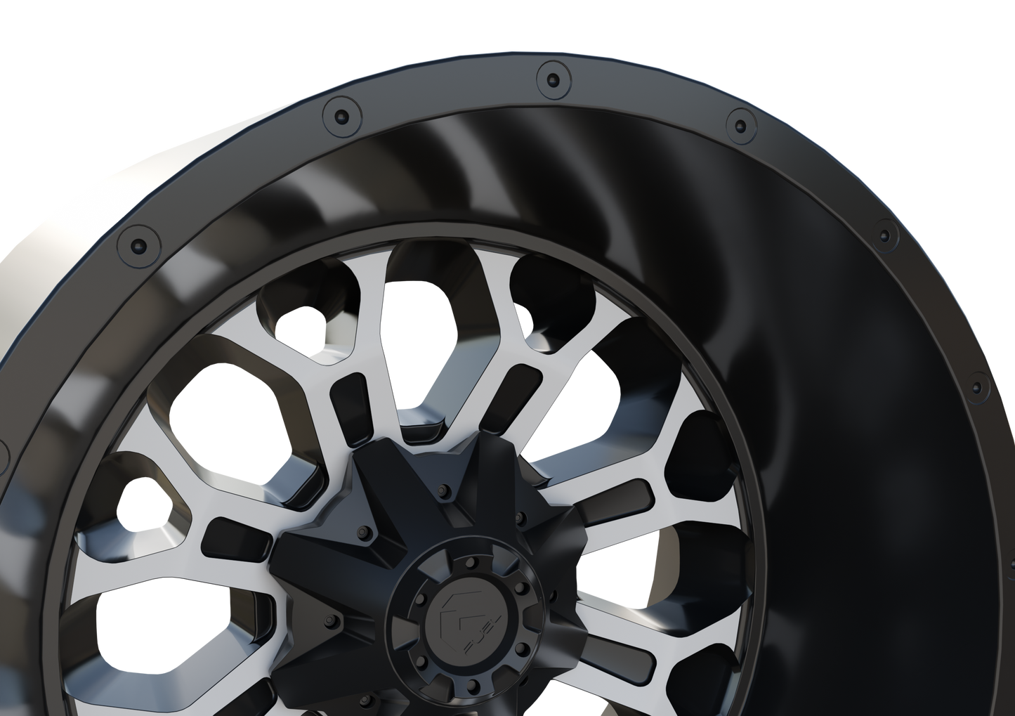 FUEL OFF-ROAD CRUSH WHEEL 3D PRINT MODEL