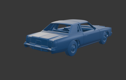 CHRYSLER CORDOBA 300 1979 3D PRINT MODEL