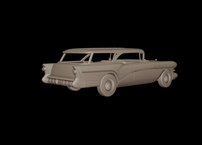Buick Century Caballero Wagon 1957 3d print model