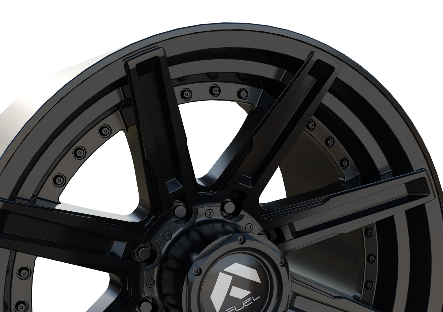 FUEL OFF-ROAD ROGUE WHEEL 3D PRINT MODEL