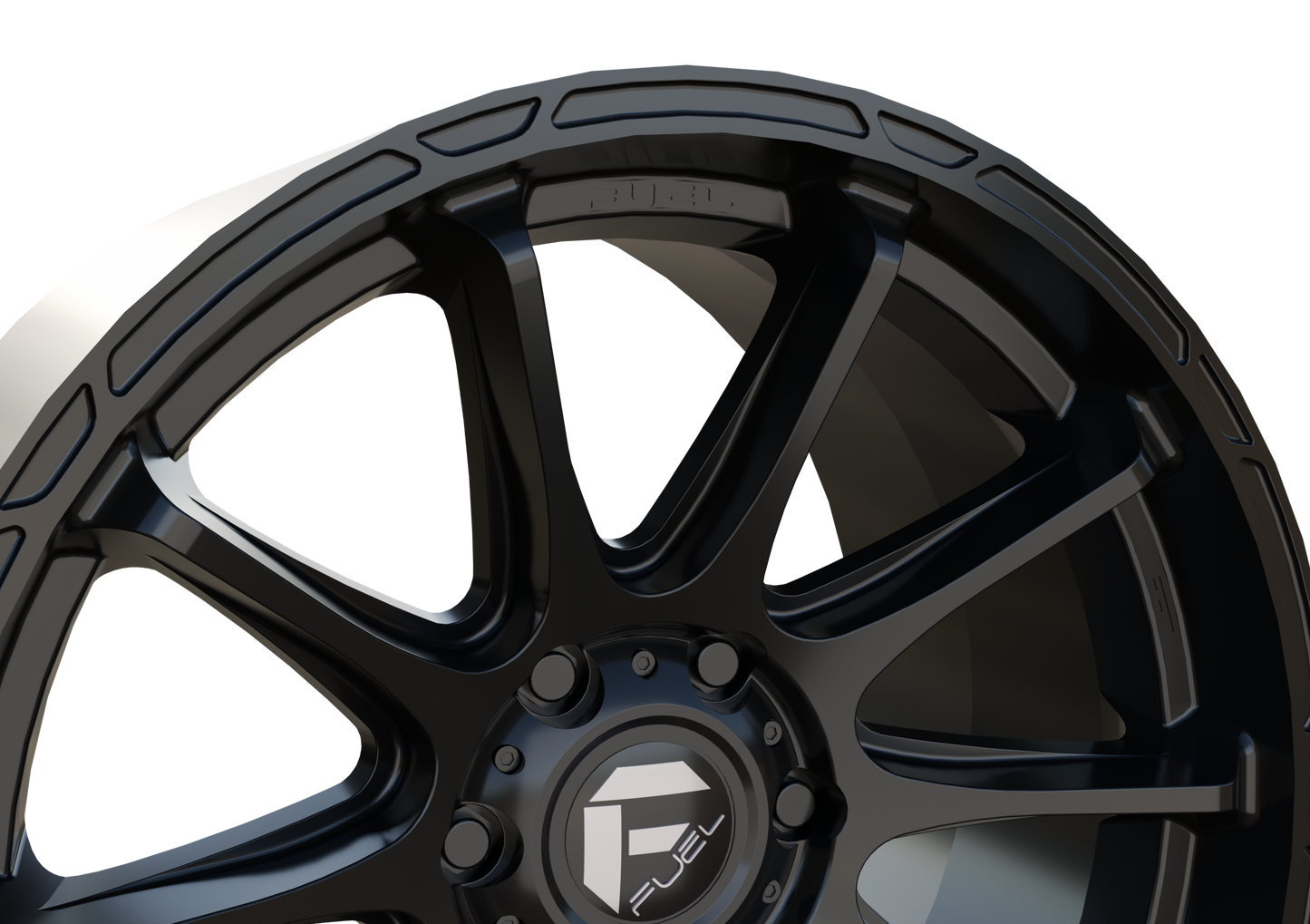 FUEL OFF-ROAD VARIANT WHEEL 3D PRINT MODEL