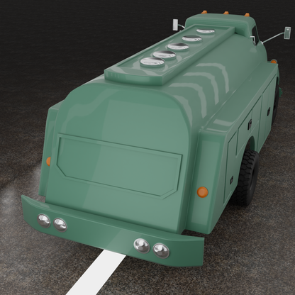 STL FILE CHEVROLET COE TRUCK 1949 V1 3D MODEL - ARTISTIT
