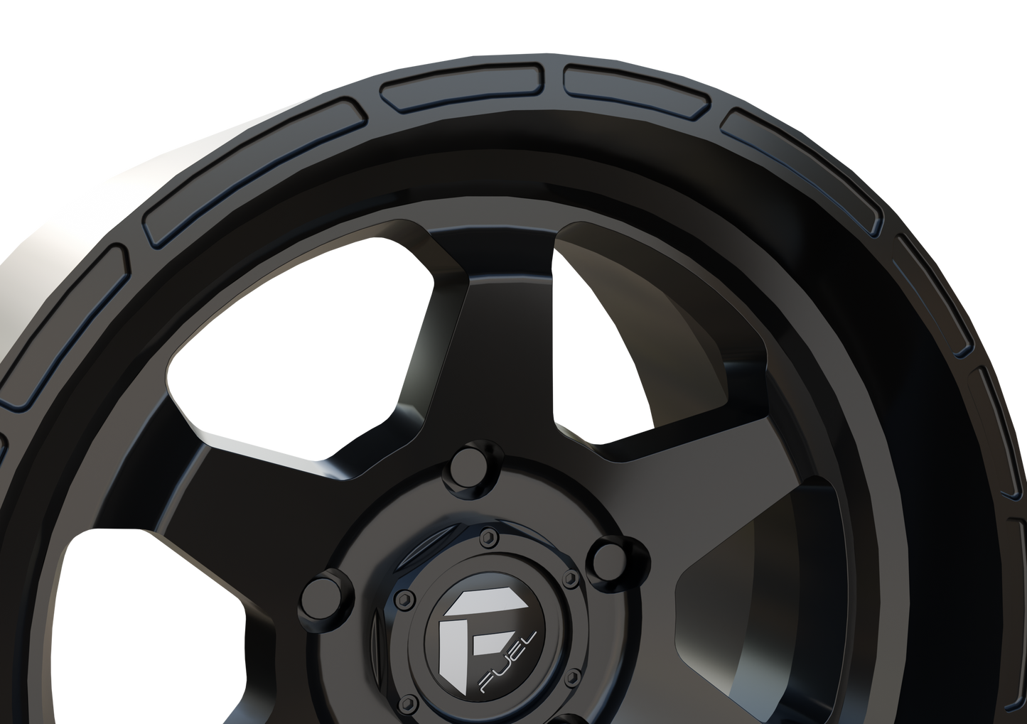 FUEL OFF-ROAD SHOK WHEEL 3D PRINT MODEL