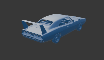 STL FILE Dodge Charger Daytona 1969 3D PRINT MODEL - ARTISTIT