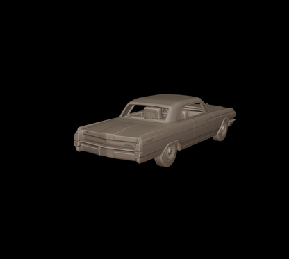 STL FILE buick wildcat 1963 3d print model - ARTISTIT