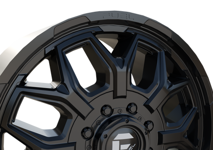 FUEL OFF-ROAD FRONT FLUX DUALLY WHEEL 3D PRINT MODEL