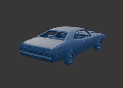 DODGE DART DEMON 340 1972 3D PRINT MODEL