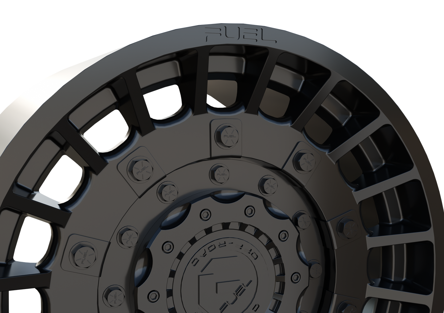 FUEL OFF-ROAD MILITIA WHEEL 3D PRINT MODEL