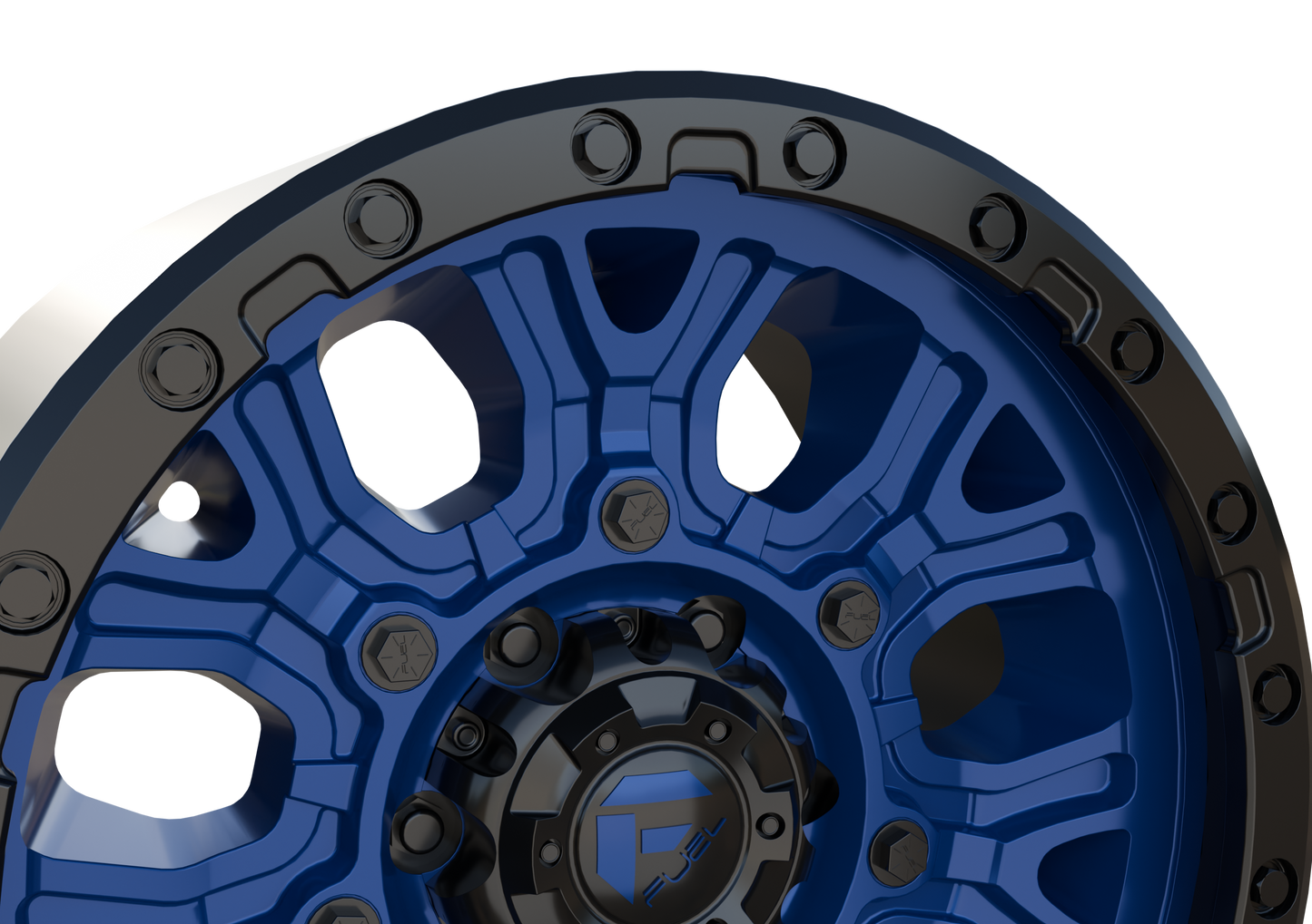 FUEL OFF-ROAD TRACTION WHEEL 3D PRINT MODEL