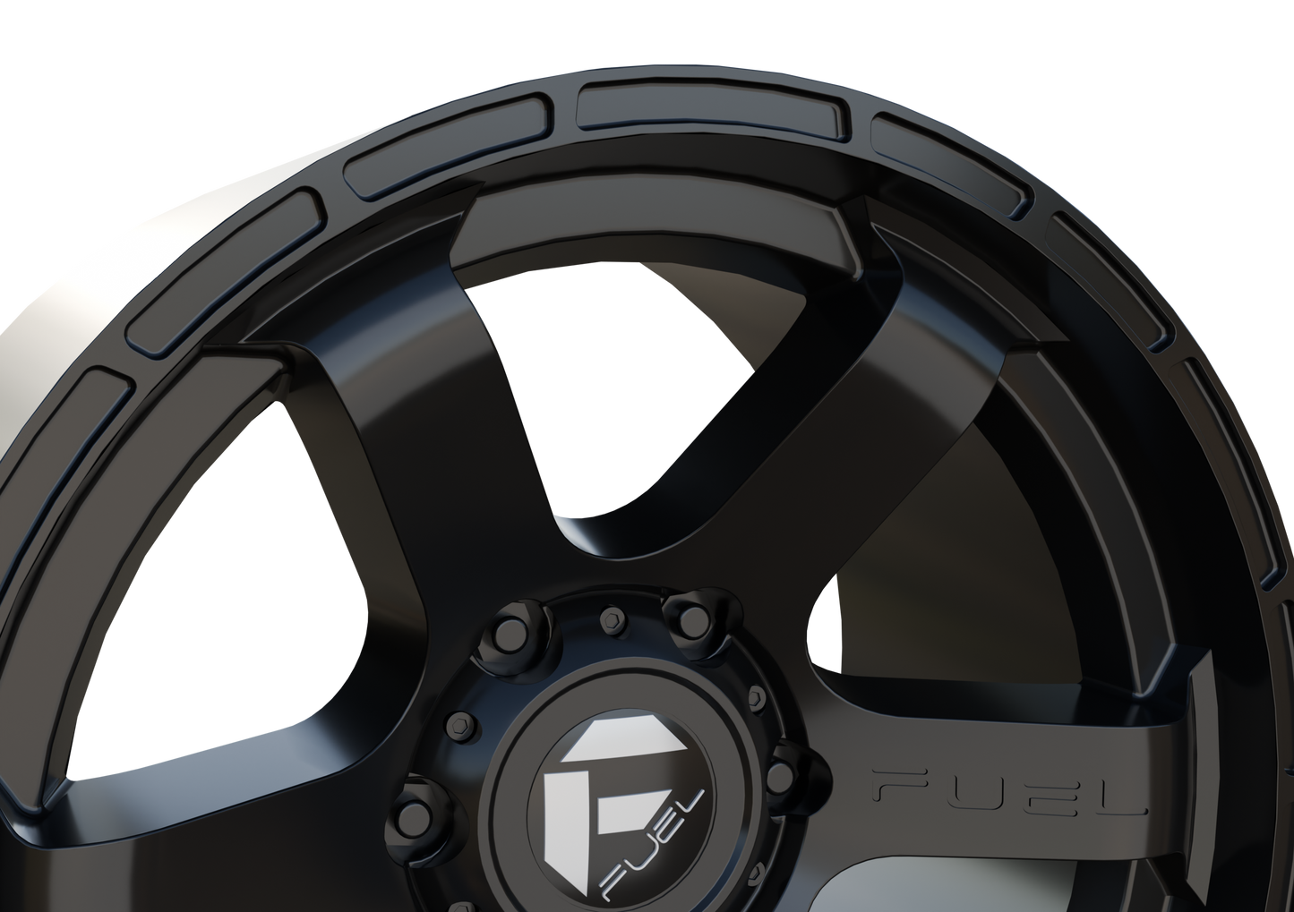 FUEL OFF-ROAD RUSH WHEEL 3D PRINT MODEL