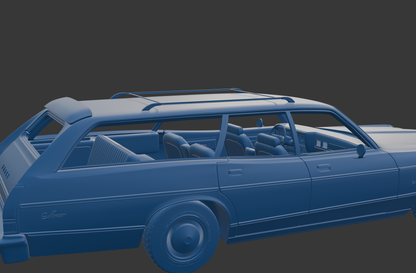 Dodge Monaco Station Wagon 1977 3D PRINT MODEL