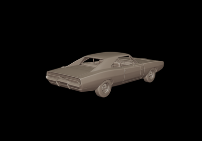 dodge charger 440 R/T 1970 3D PRINT MODEL