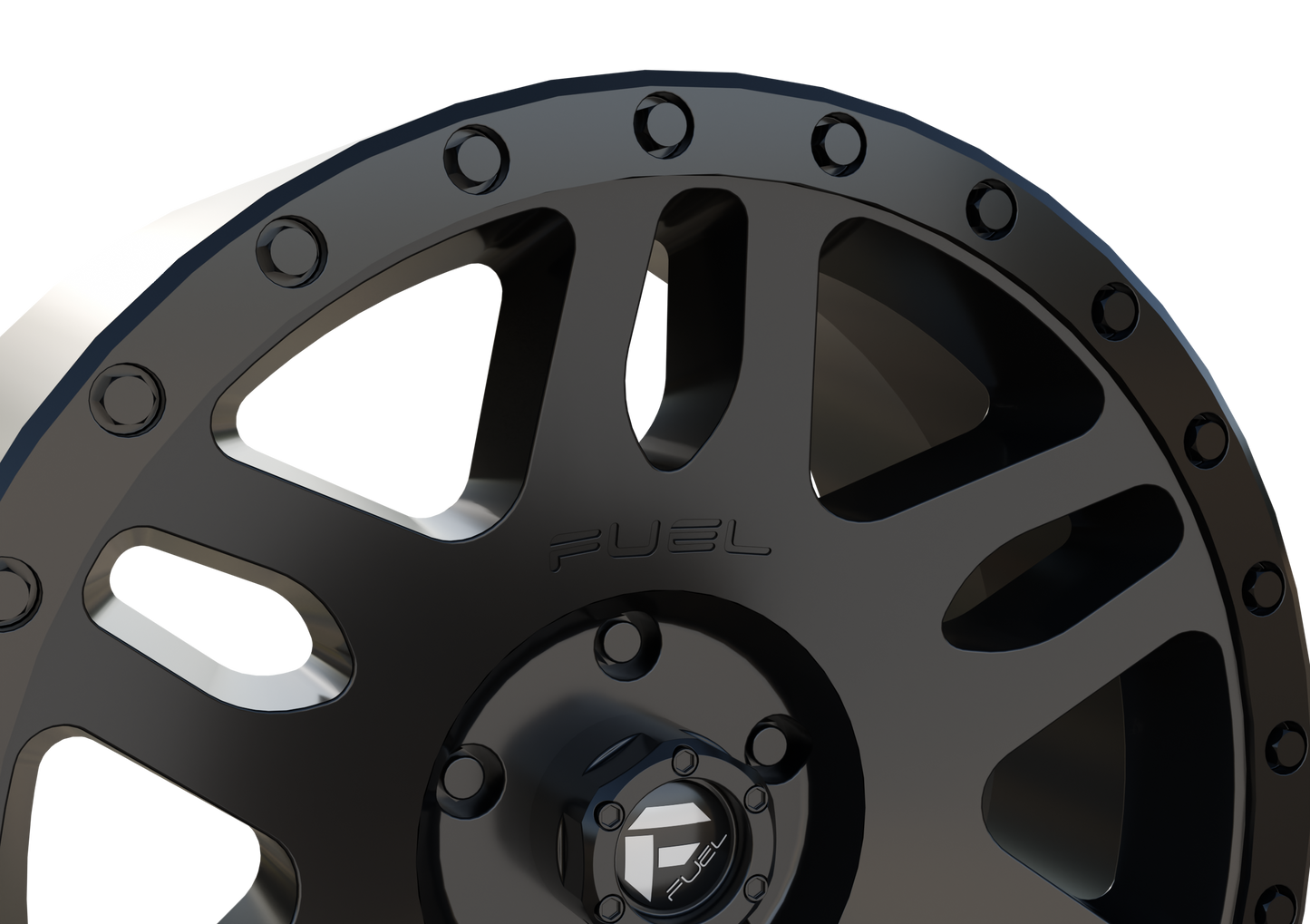 FUEL OFF-ROAD RECOIL WHEEL 3D PRINT MODEL