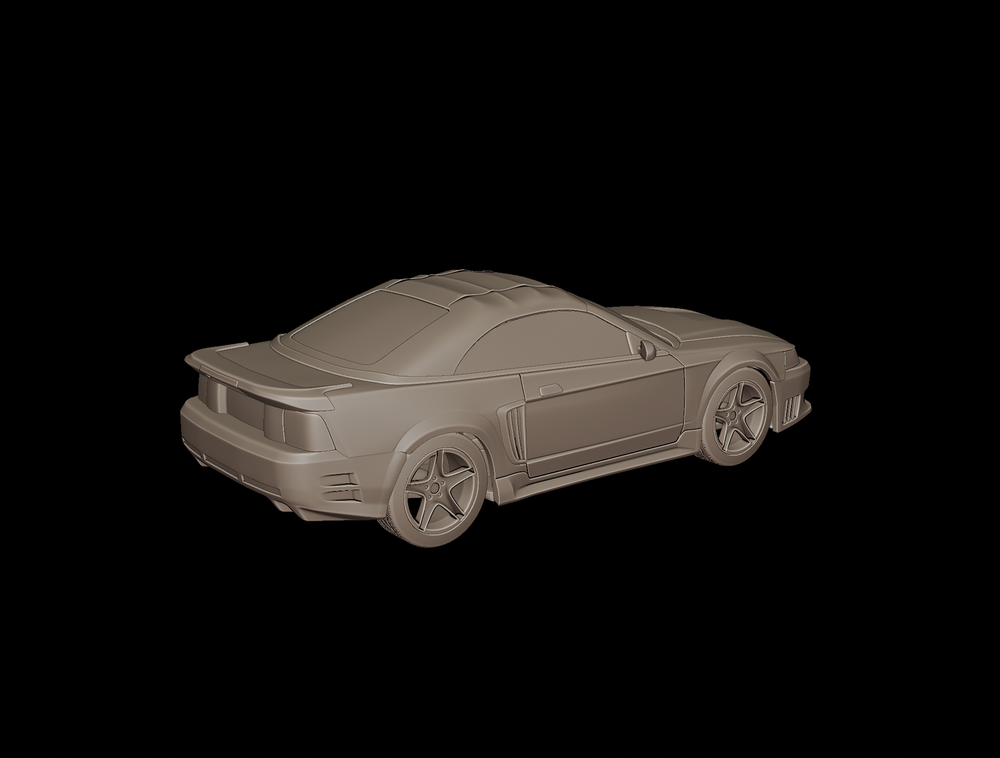 ford mustang saleen 2001 3d print model