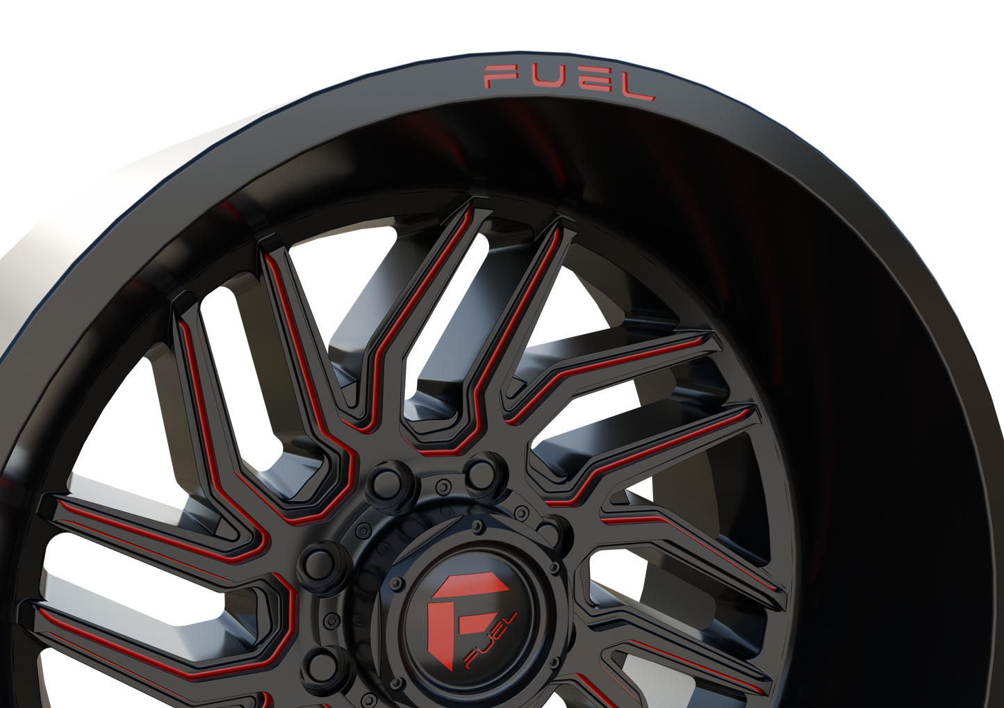 FUEL OFF-ROAD HURRICANE WHEEL 3D PRINT MODEL