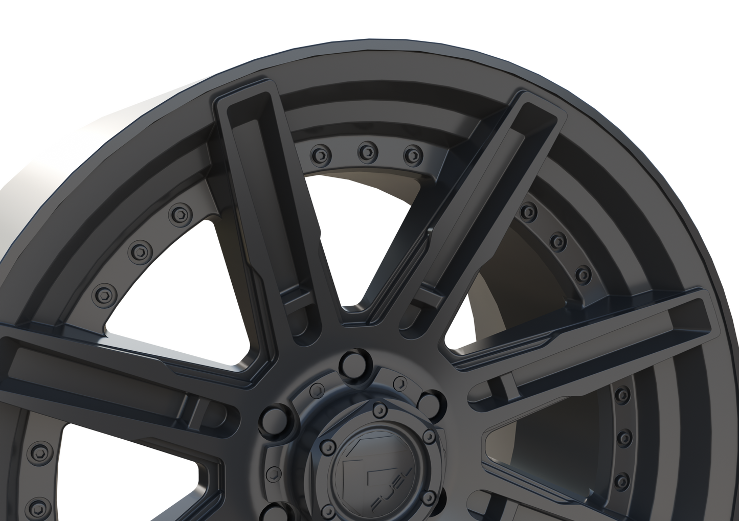 FUEL OFF-ROAD ROGUE V1 WHEEL 3D PRINT MODEL