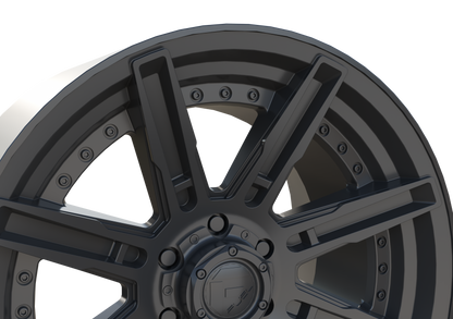 FUEL OFF-ROAD ROGUE V1 WHEEL 3D PRINT MODEL
