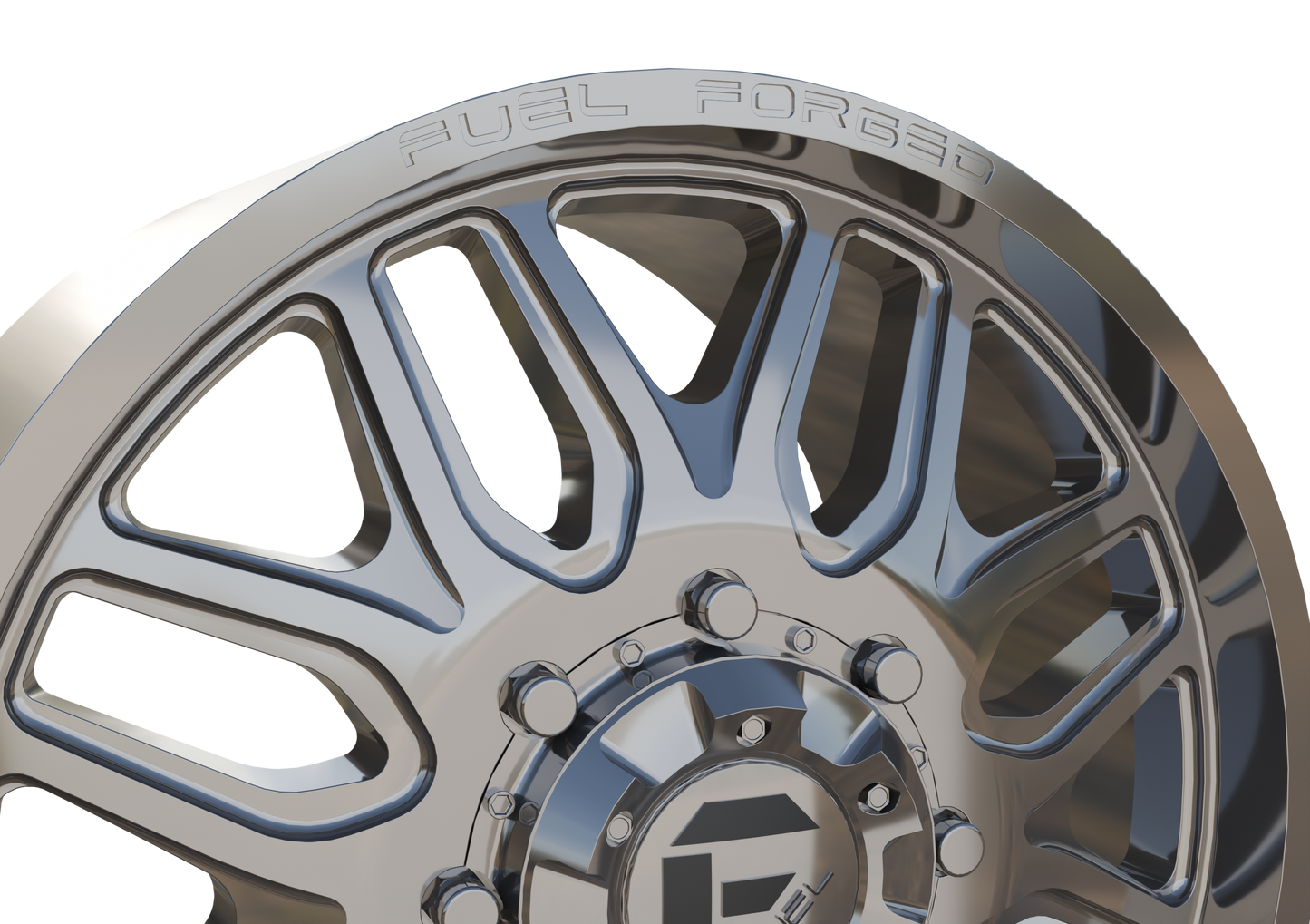 FUEL OFF-ROAD FRONT FFC66 WHEEL 3D PRINT MODEL