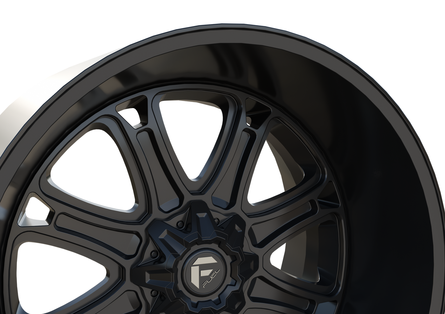 FUEL OFF-ROAD DARKSTAR WHEEL 3D PRINT MODEL