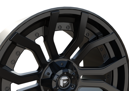 FUEL OFF-ROAD RAGE WHEEL 3D PRINT MODEL