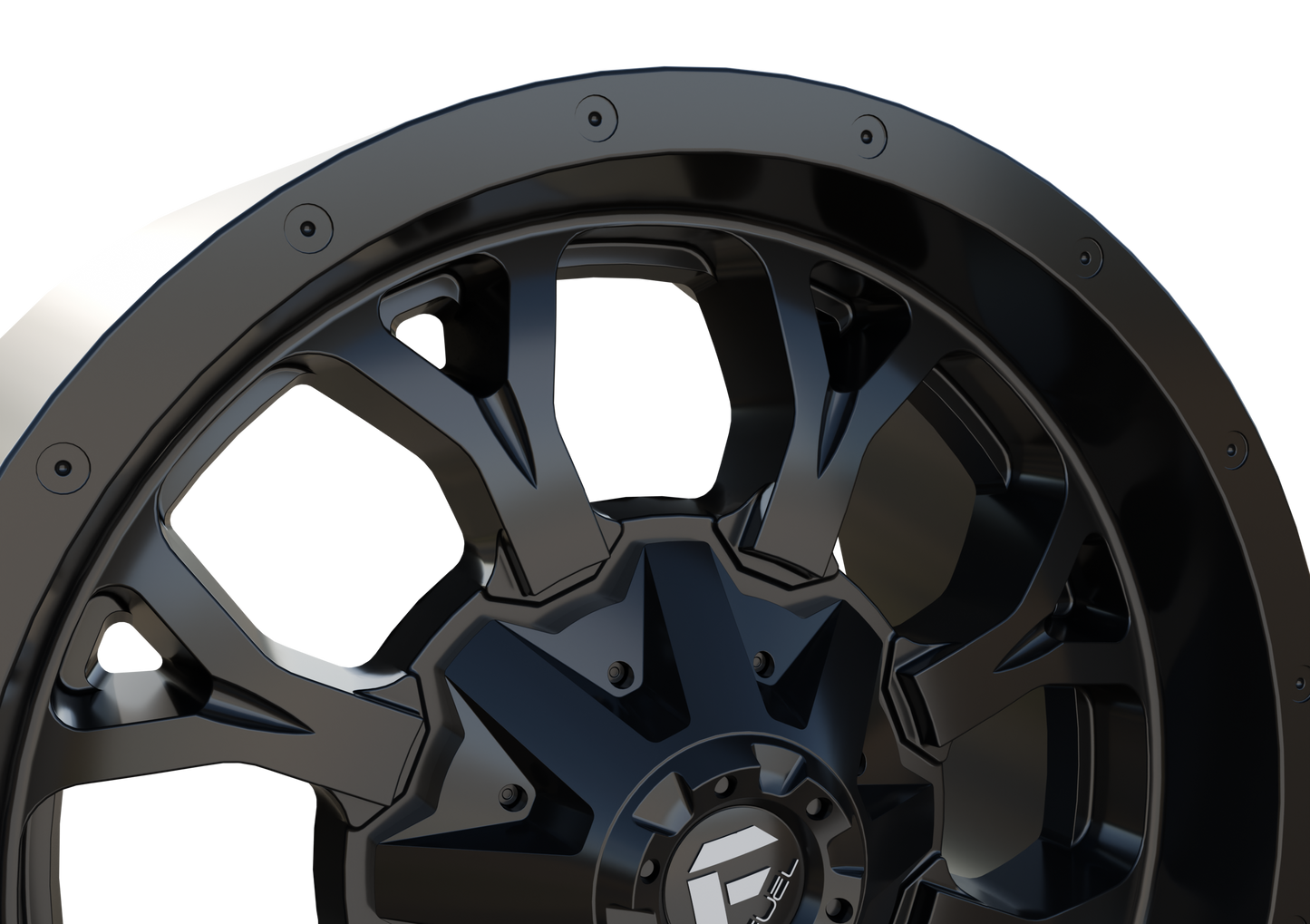 FUEL OFF-ROAD KRANK WHEEL 3D PRINT MODEL
