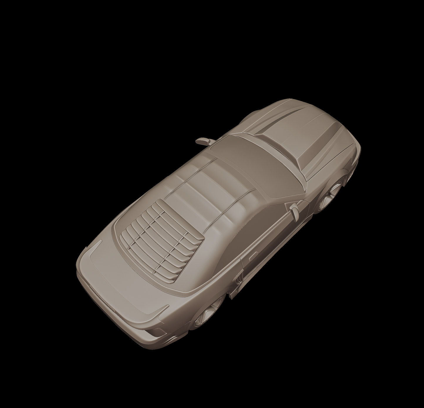 custom ford mustang saleen 2001 3d print model