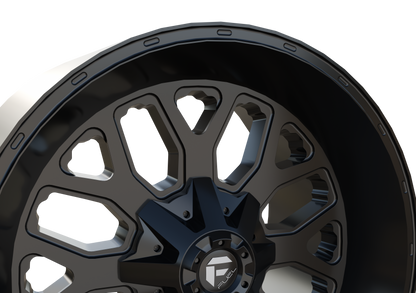 FUEL OFF-ROAD TITAN V1 WHEEL 3D PRINT MODEL