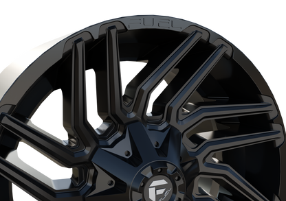 FUEL OFF-ROAD TYPHOON WHEEL 3D PRINT MODEL
