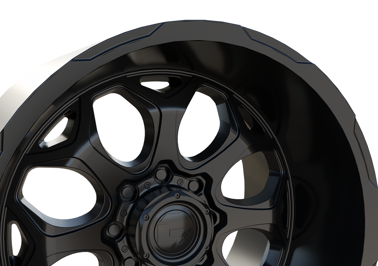 FUEL OFF-ROAD SCEPTER WHEEL 3D PRINT MODEL