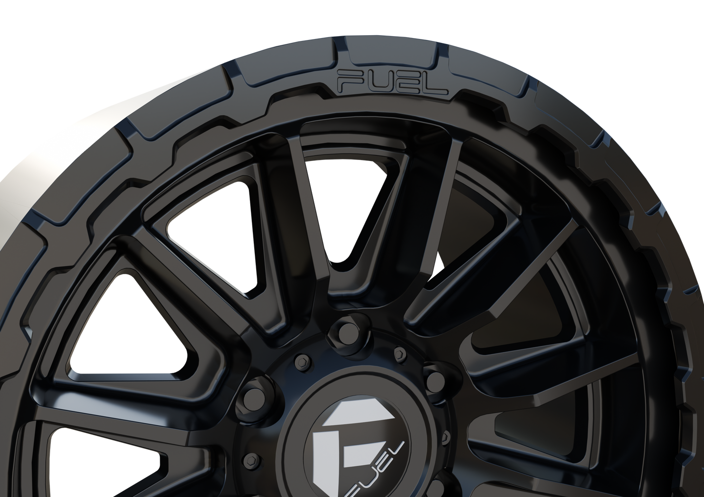 FUEL OFF-ROAD PISTON WHEEL 3D PRINT MODEL