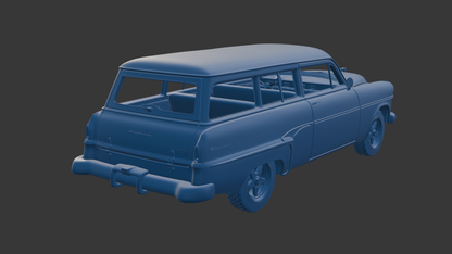 DODGE CORONET 1954  WAGON 3D PRINT MODEL