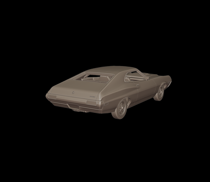 1972 Ford Gran Torino Sport 3D PRINT MODEL