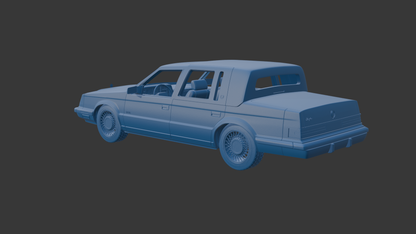 CHRYSLER IMPERIAL 1990 3D PRINT MODEL