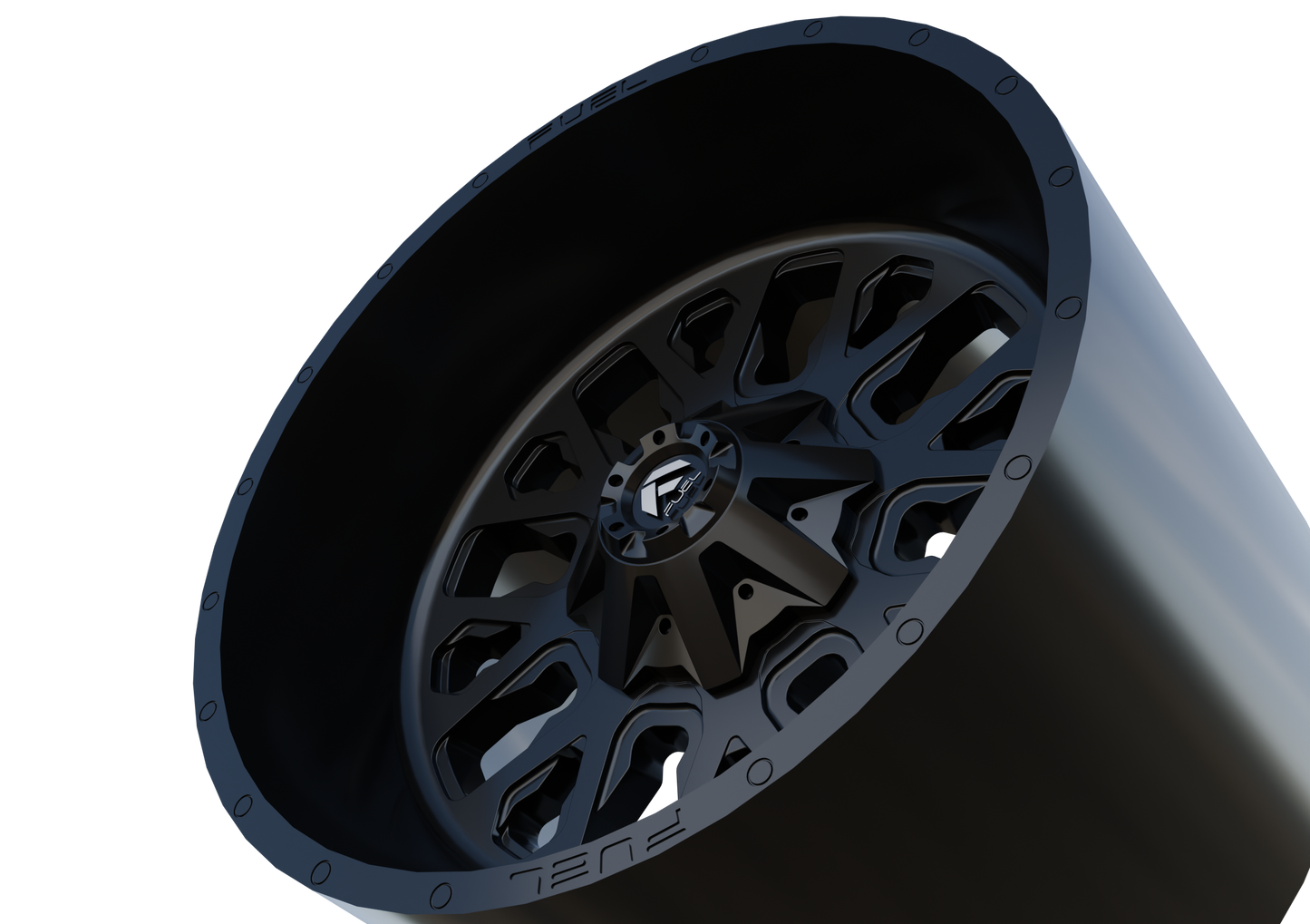 FUEL OFF-ROAD STROKE WHEEL 3D PRINT MODEL