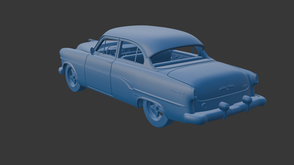 DODGE CORONET 1954 TWO DOORS 3D PRINT MODEL