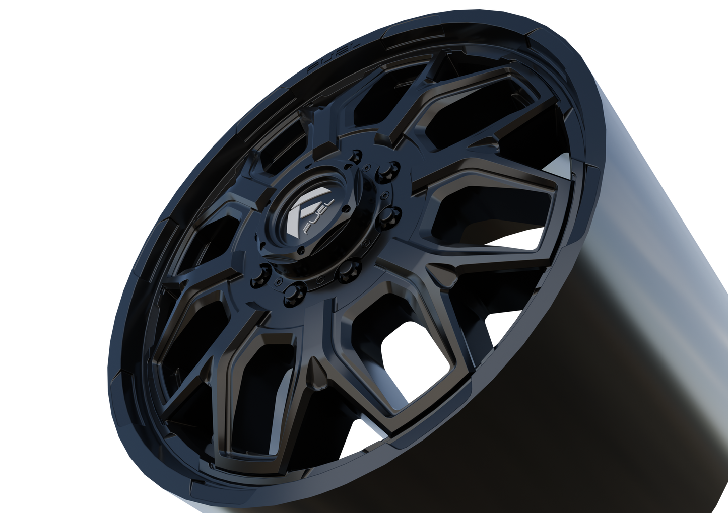 FUEL OFF-ROAD FRONT FLUX DUALLY WHEEL 3D PRINT MODEL