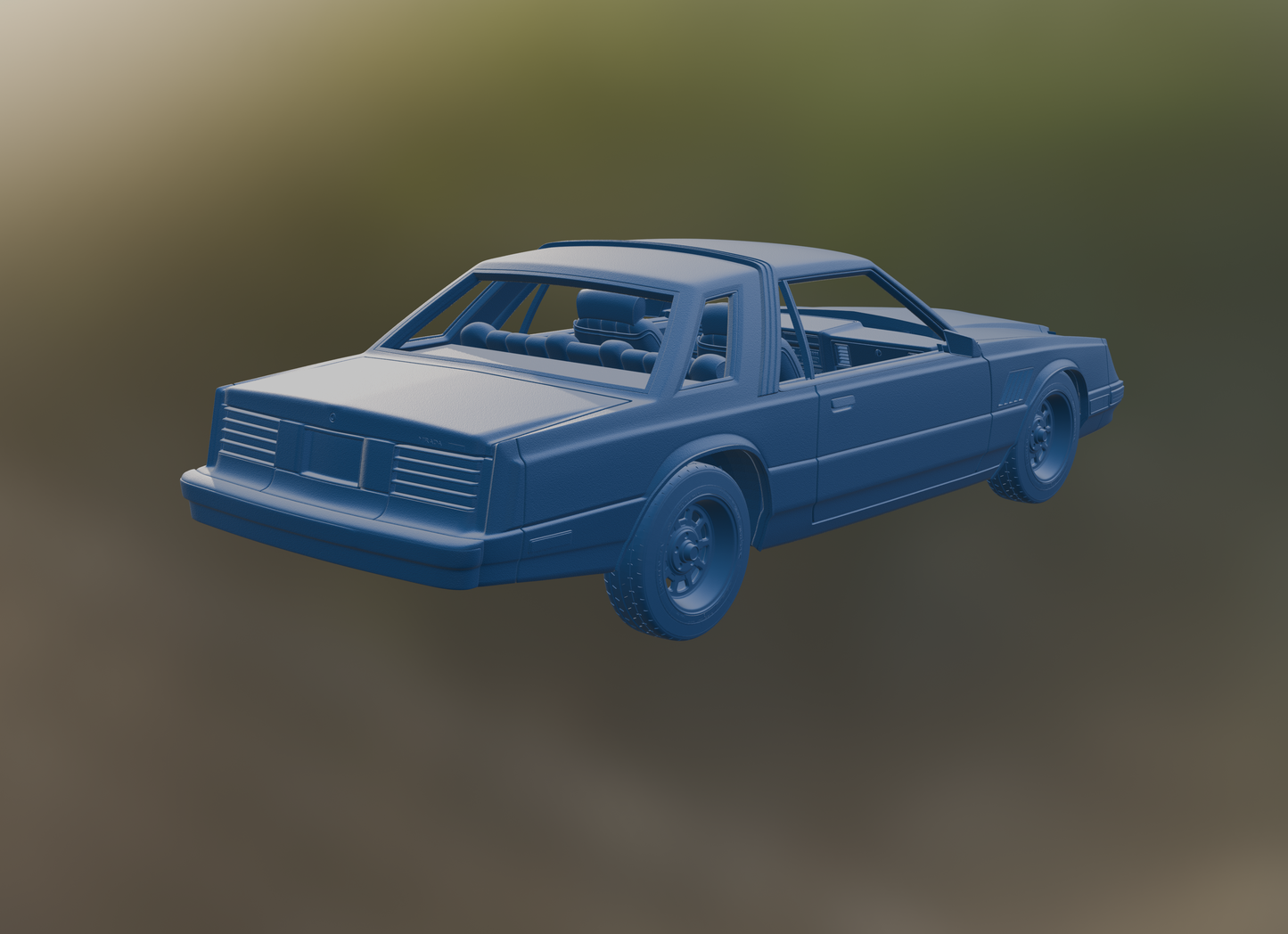DODGE MIRADA 440 1980 3D PRINT MODEL