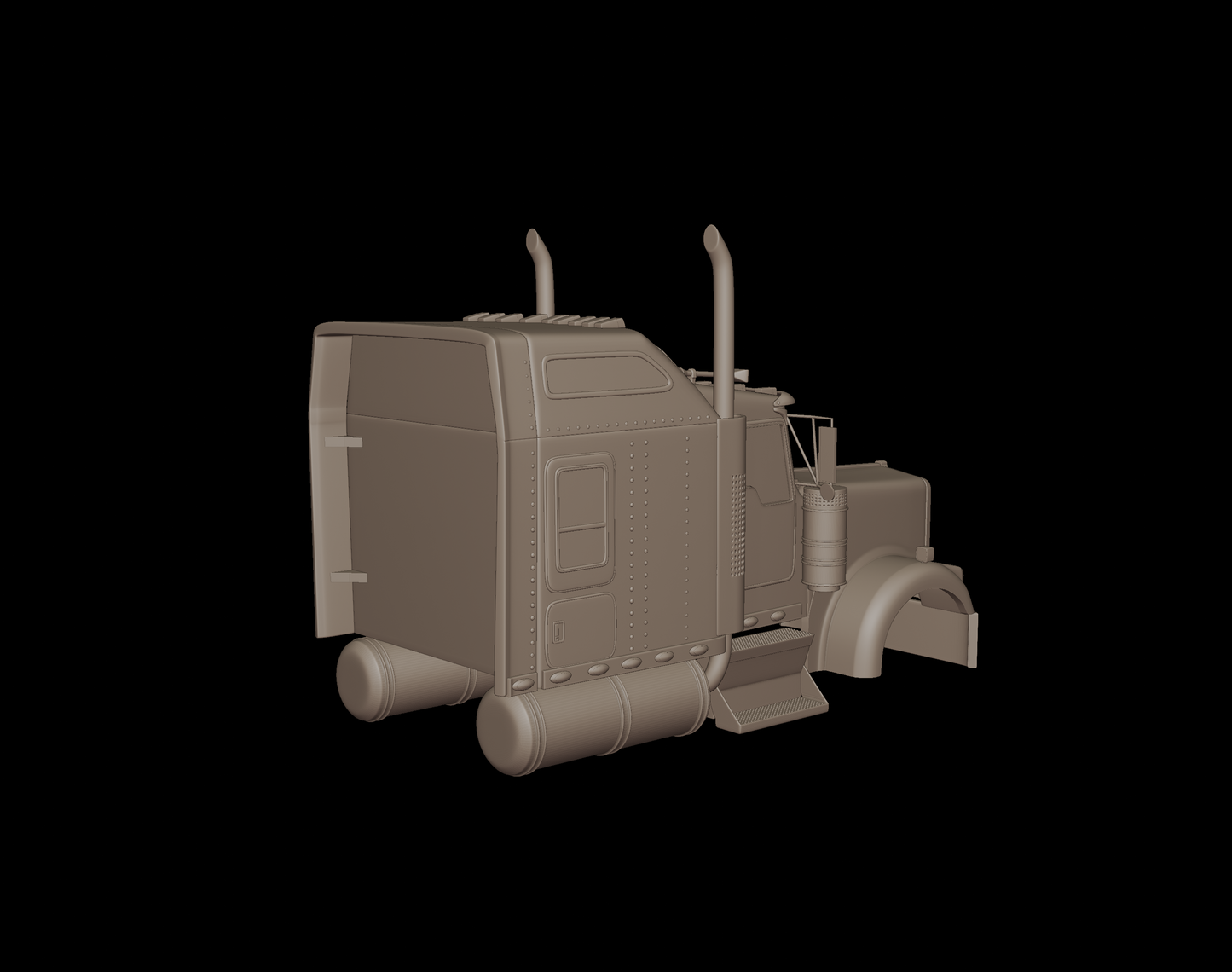 kenworth_w900 2006 3d print model