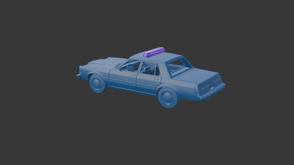 ‏‏Dodge DIPLOMAT TAXI 1980 3D PRINT MODEL
