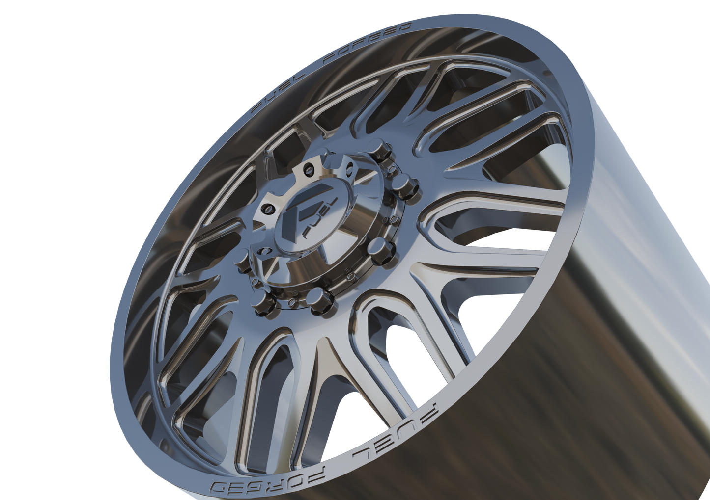 FUEL OFF-ROAD FRONT FFC66 WHEEL 3D PRINT MODEL