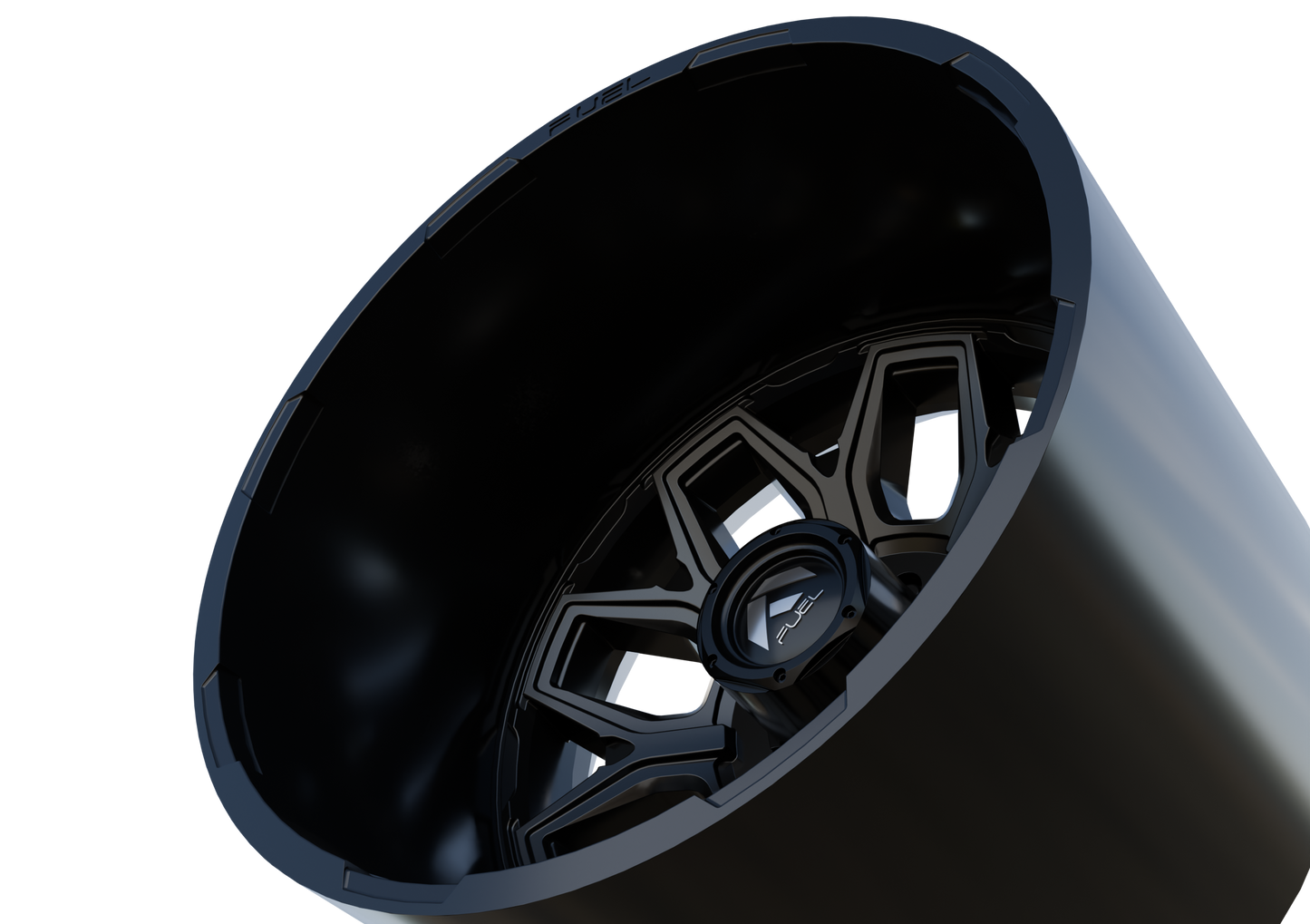 FUEL OFF-ROAD REAR FLUX DUALLY WHEEL 3D PRINT MODEL