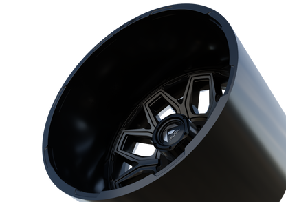 FUEL OFF-ROAD REAR FLUX DUALLY WHEEL 3D PRINT MODEL