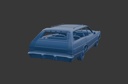 Dodge Monaco Station Wagon 1977 3D PRINT MODEL