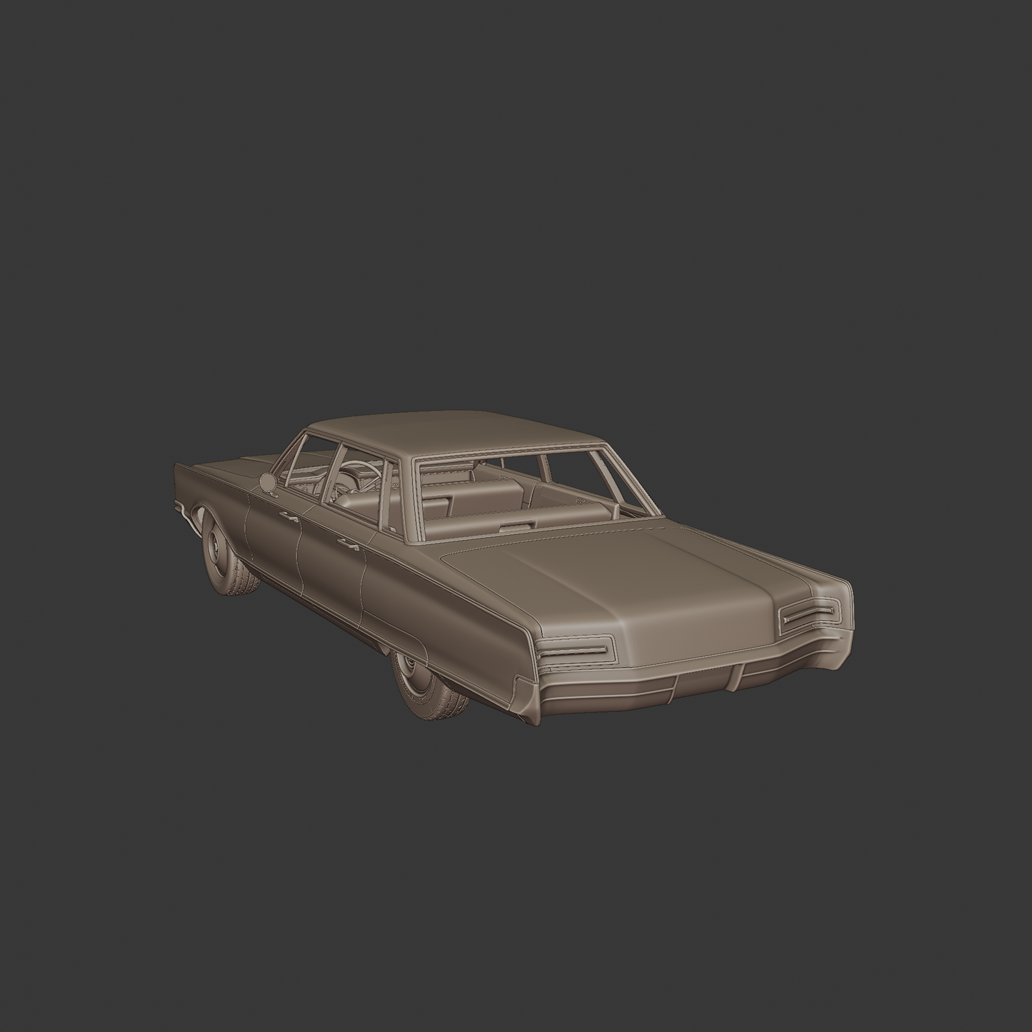 Chrysler new yorker 1966 3D PRINT MODEL