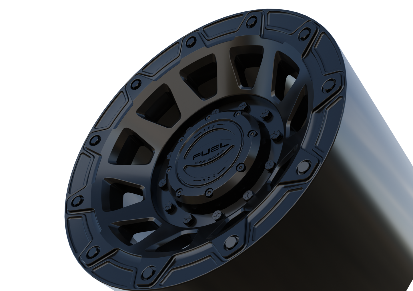 FUEL OFF-ROAD TRACKER WHEEL 3D PRINT MODEL