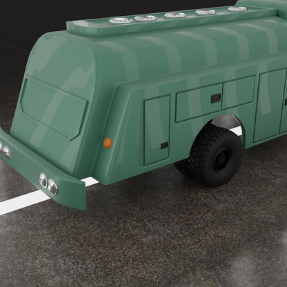 STL FILE CHEVROLET COE TRUCK 1949 V1 3D MODEL - ARTISTIT