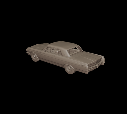 STL FILE buick wildcat 1963 3d print model - ARTISTIT