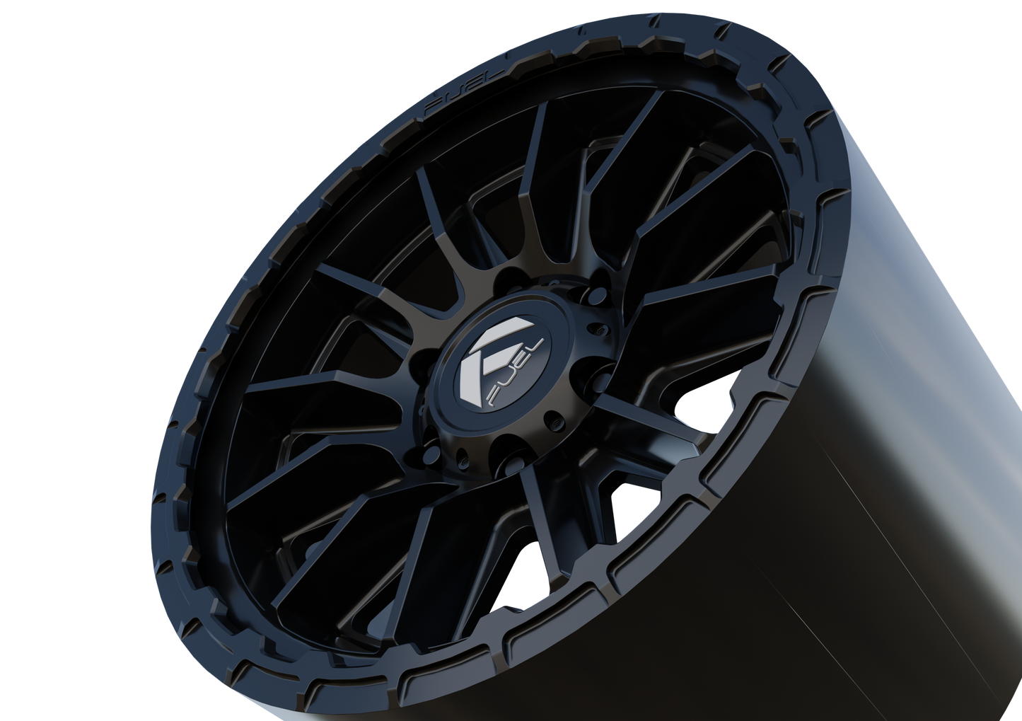 FUEL OFF-ROAD PISTON WHEEL 3D PRINT MODEL