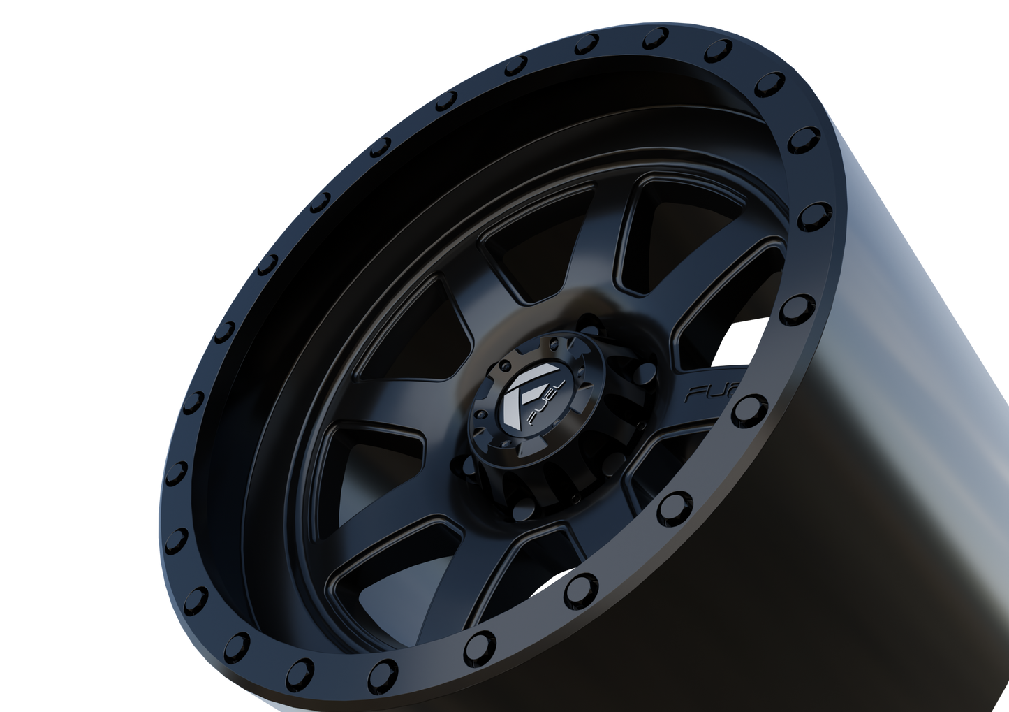 FUEL OFF-ROAD TROPHY WHEEL 3D PRINT MODEL