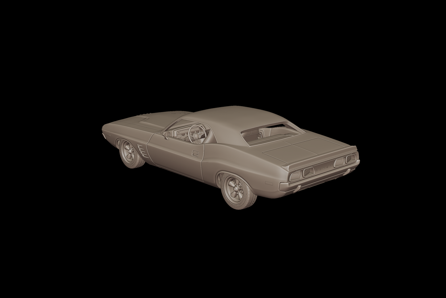 Challenger 440 1973 3D PRINT MODEL